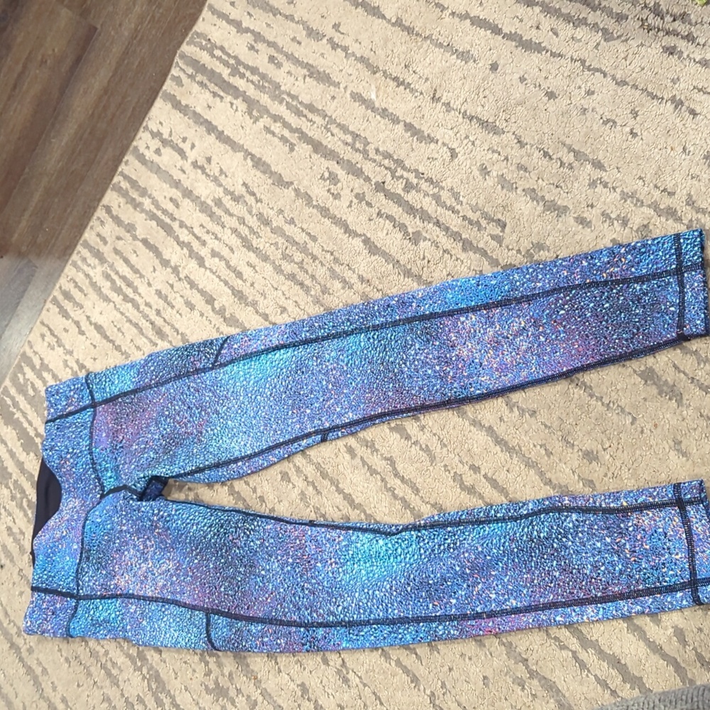 🦄 RARE Lululemon Speed Tight V Strive Multi Mermaid Black 28" - Picture 13 of 14